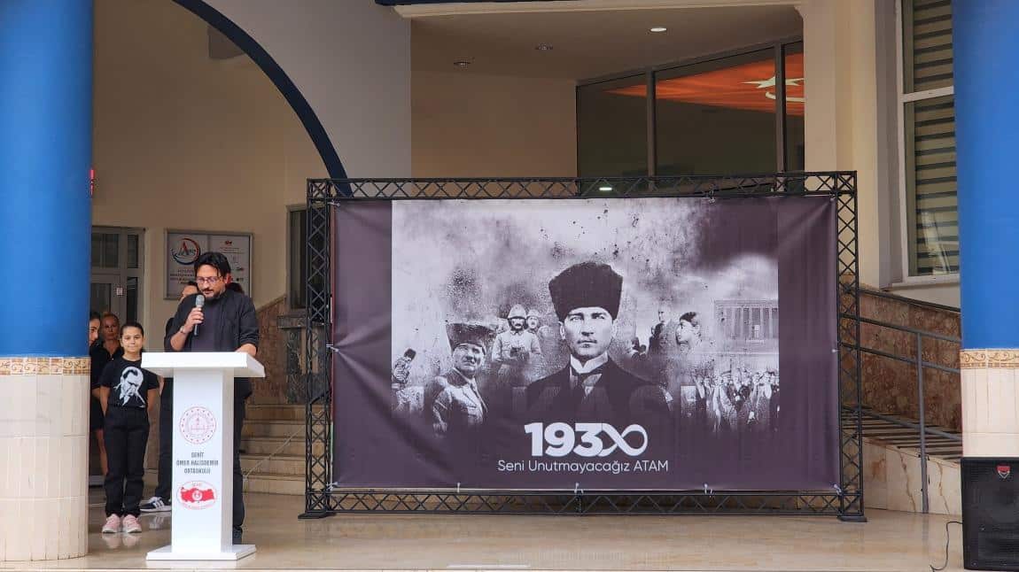 10 Kasım 2024 Atatürk'ü Anma Programı